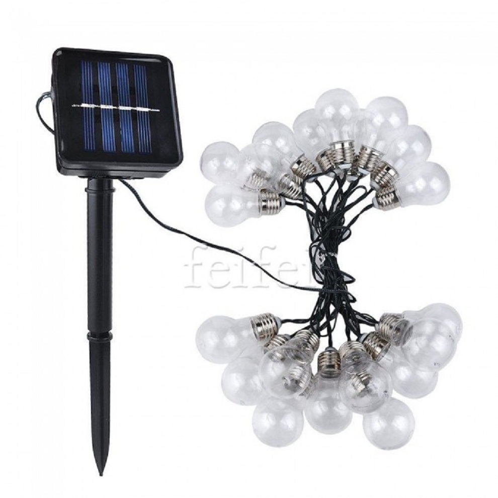 Solar Power LED Festoon String Lights – benzbag