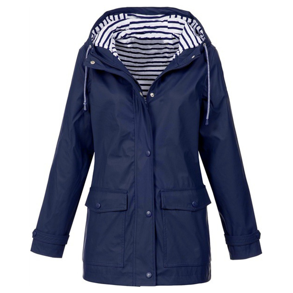 Women Fashion Outdoor Rain Coat Jacket – benzbag